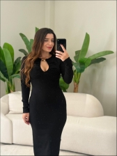 VESTIDO LONGO NAIARA - PRETO