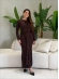 VESTIDO LONGO KIMBERLY - MARROM