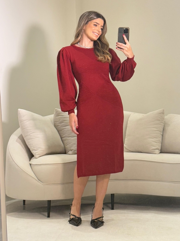 VESTIDO VIOLETTA - Vermelho