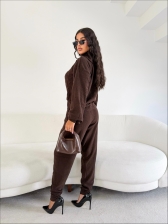 CONJUNTO MOUSSE BELLA - MARROM