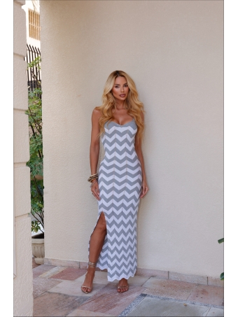 VESTIDO ZIGZAG LUREX