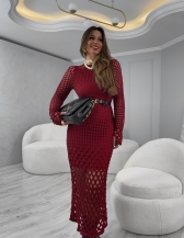 VESTIDO RENDADO THALIA - Vermelho cherry