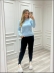 BLUSA YASMIN MODAL - AZUL BEBE