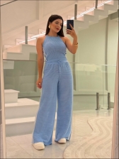 CONJUNTO GIO LISTRAS - AZUL BEBE