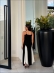 VESTIDO LOS ANGELES - PRETO COM BRANCO