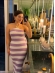 VESTIDO LISTRADO ANNE - LILAS