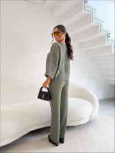 CONJUNTO MODAL MARCELINA - VERDE MILITAR