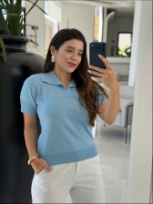 TSHIRT ARY LISA - AZUL BEBE