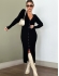 VESTIDO MIDI BOTÕES - Preto