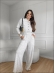CONJUNTO MOUSSE JOSEFA - BRANCO MESCLA