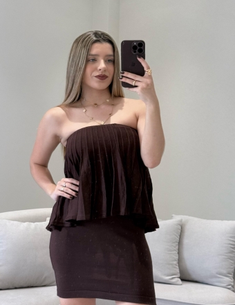 VESTIDO TOMARA QUE CAIA GRETA