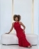 VESTIDO BABADOS AURORA - Vermelho vivo